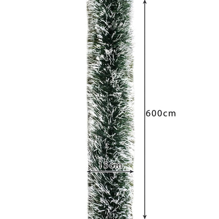 Christmas tree garland - frosted 6m Ruhhy 22310