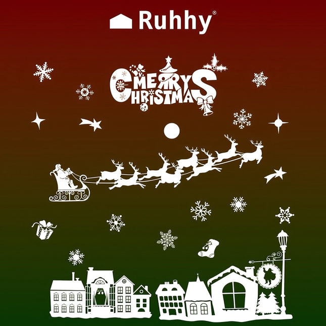 Christmas window stickers Ruhhy 22305