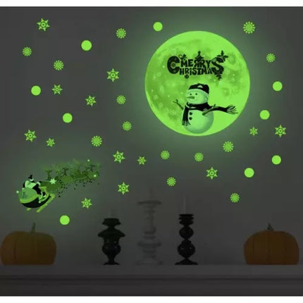 Christmas window stickers - fluorescent 20356