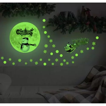Christmas window stickers - fluorescent 20356