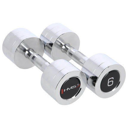 Chrome Dumbbell Set, 2 Pieces