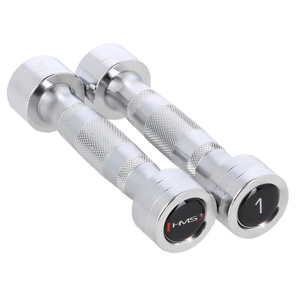 Chrome Dumbbell Set, 2 Pieces
