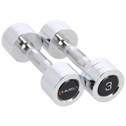 Chrome Dumbbell Set, 2 Pieces