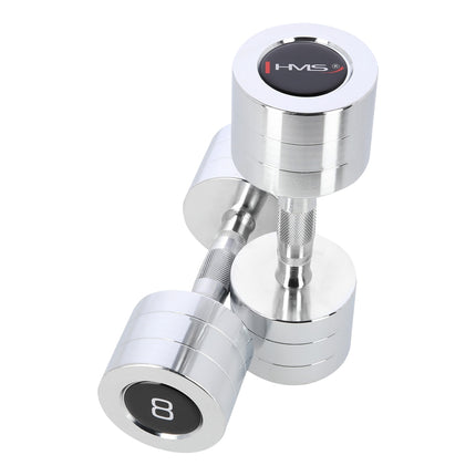 Chrome Dumbbell Set, 2 Pieces