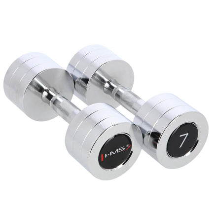 Chrome Dumbbell Set, 2 Pieces