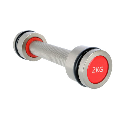 Chromed Dumbbell Set, 2 x 2 kg, HMS Premium