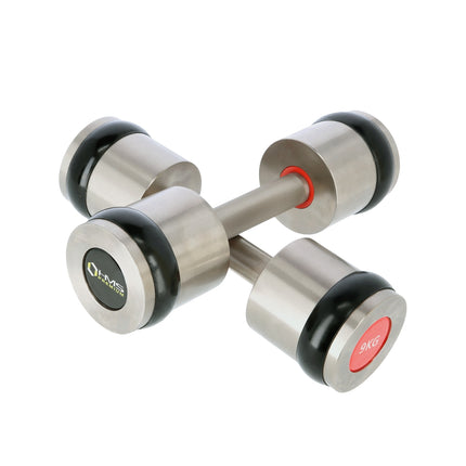 Chromed Dumbbell Set, 2 x 9 kg, Premium Quality