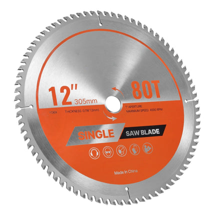 Circular Saw Blade 12 Inch, 80T, 25.4mm Arbor
