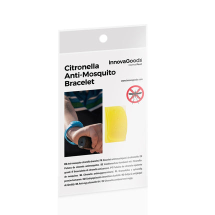 Citronella Anti-mosquito Bracelet InnovaGoods Antimosquitos - Yellow