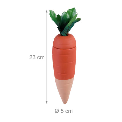Clay cow carrot set of 4