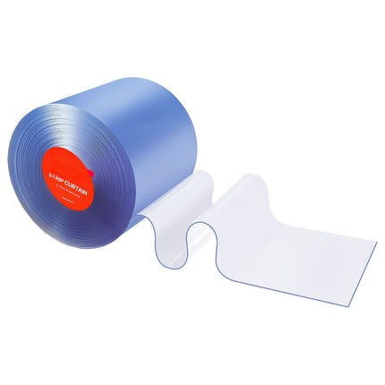 Clear PVC Strip Curtain Roll, 30.8 m x 30 cm, 3 mm