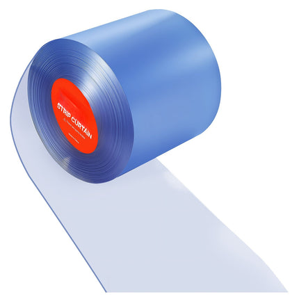 Clear PVC Strip Curtain Roll, 30.8 m x 30 cm, 3 mm