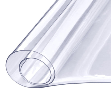 Clear PVC Table Protector, 18 x 36 in, 1.5 mm Thick