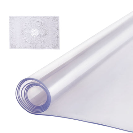 Clear PVC Table Protector, 40 x 60 Inch, 2mm Thick