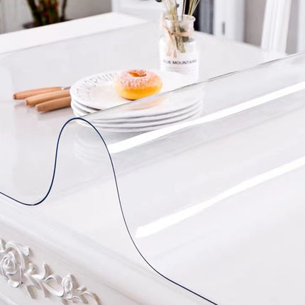 Clear PVC Table Protector 42 x 78 in, 1.5 mm Thick