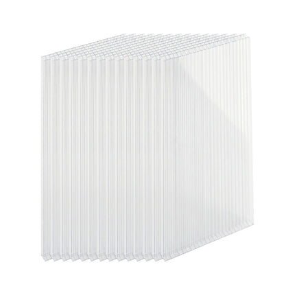 Clear Polycarbonate Multi-Wall Sheets, 6mm, 10-Pack