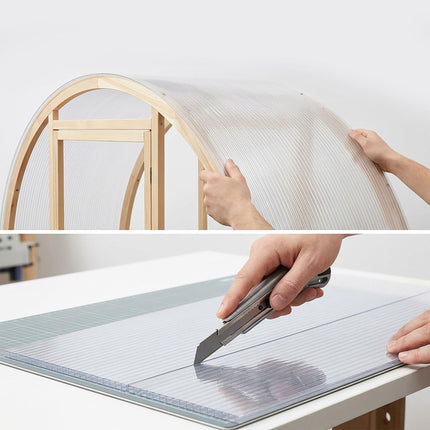 Clear Polycarbonate Multi-Wall Sheets, 6mm, 10-Pack