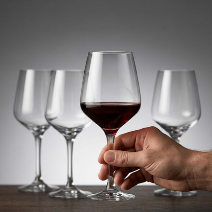 Clear Wine Glasses Set of 4, 360 ml Capacity