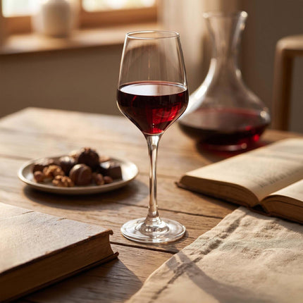 Clear Wine Glasses Set of 4, 360 ml Capacity