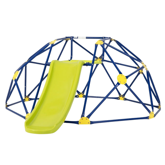 Climbing dome & slide Climbing frame in dome shape 241.5 x 183 x 91.5 cm Gleb