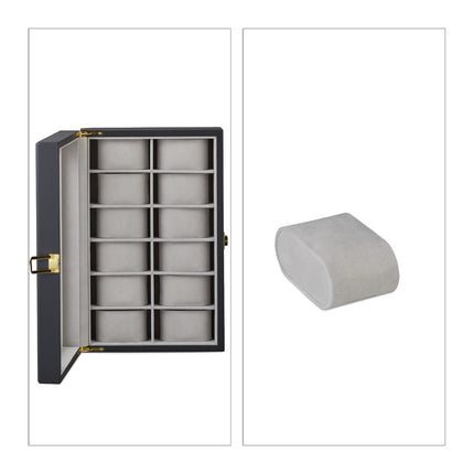 Clock box with 12 compartments