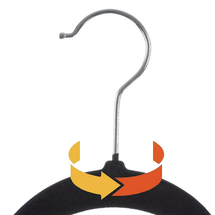 Clothes hanger 20 pieces - black Ruhhy 22536
