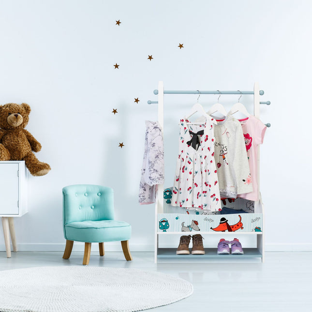Clothes hanger for children Dog motif