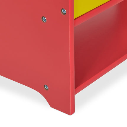 Clothes hanger for children with shelves