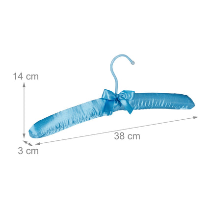 Clothes hanger in satin