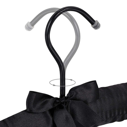Clothes hanger in satin