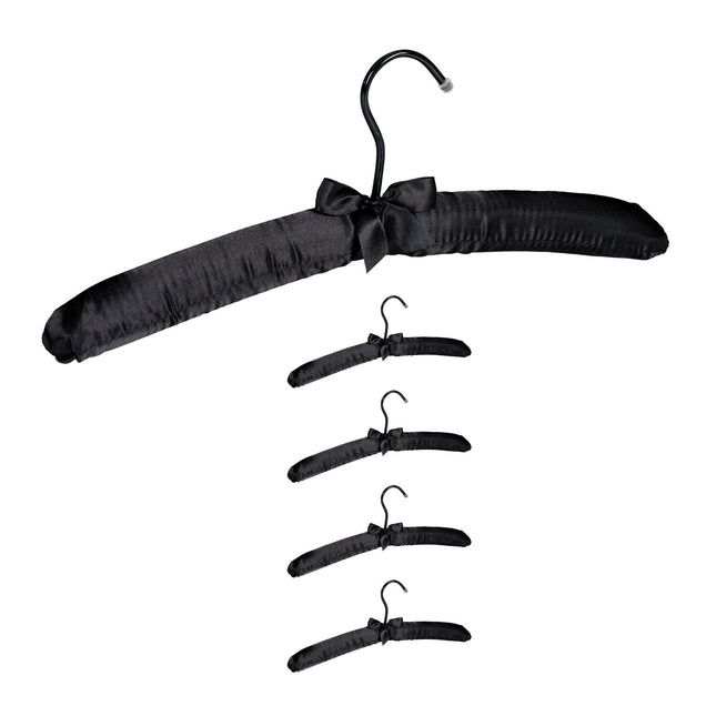 Clothes hanger in satin
