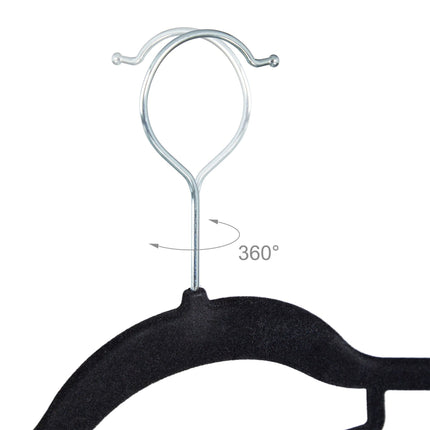 Clothes hanger narrow set of 20 velvet