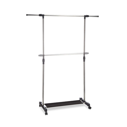 Clothes hanger on wheels