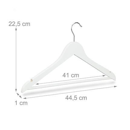 Clothes hangers Wood Set of 10