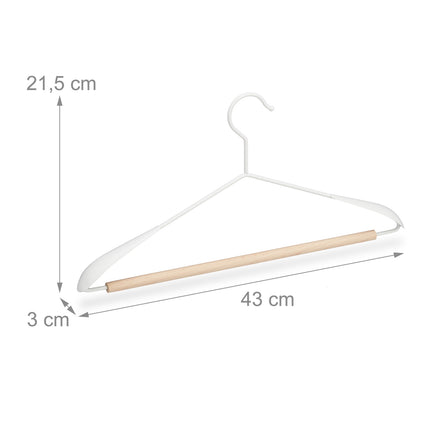 Clothes hanger set of 10