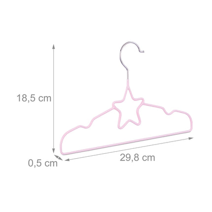 Clothes hangers for children - set of 10