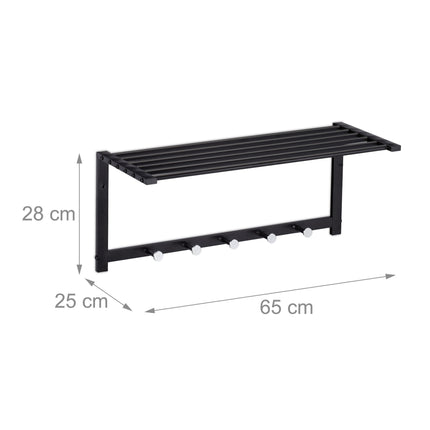 Clothes hanger with shelf