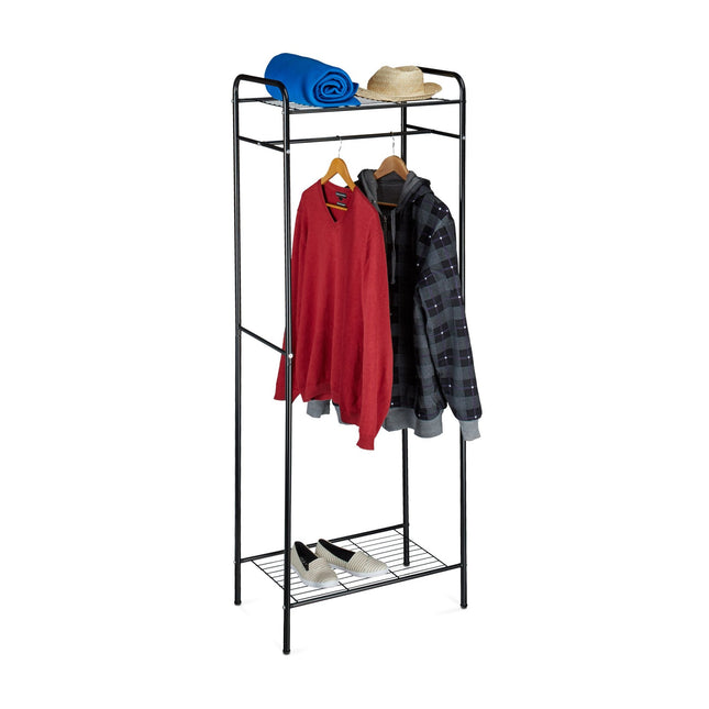 Clothes hanger with shelf SANDRA