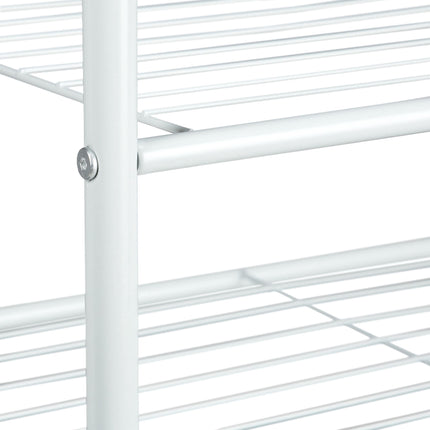 Clothes hanger with shoe shelf SANDRA