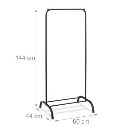 Clothes rack with shelf