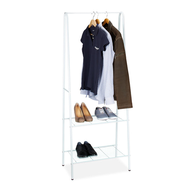 Clothes stand 2 shelves SANDRA
