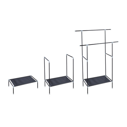 Clothes stand with 2 bars