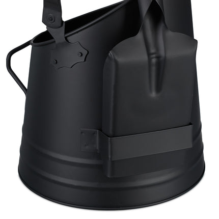 Coal Bucket with Shovel – 6.5L Iron, Fireplace & BBQ