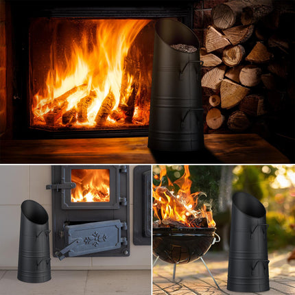 Coal Scuttle, 9L Iron, Matte Black