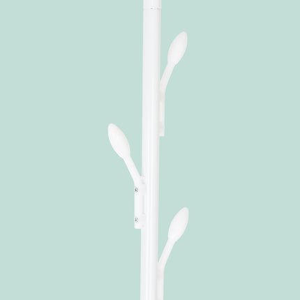 Coat Rack with Shelf and Hooks – Iron, Free-Standing