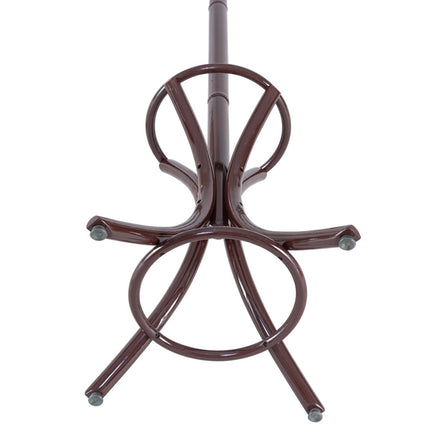 Coat Rack with Umbrella Stand, 12 Hooks, Brown