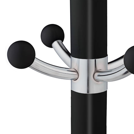 Coat Rack with Umbrella Stand, Marble Base, 16 Hooks