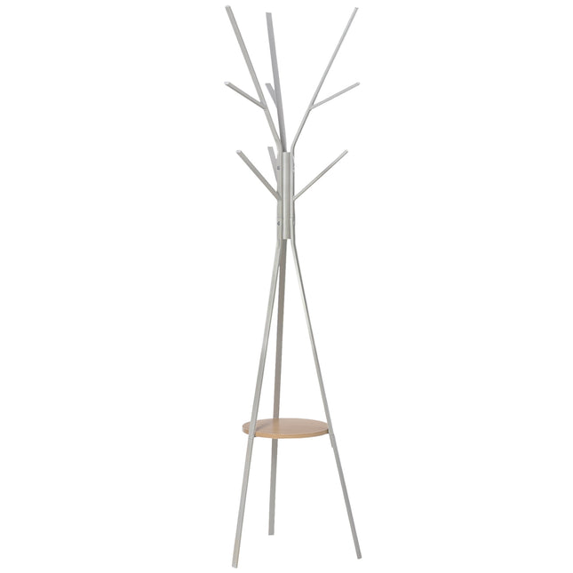 White metal clothes rack - Clothes rack, 45x45x180 cm