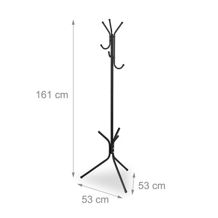 Coat rack Metal Black