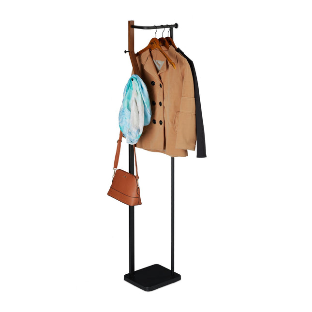 Wieszak na ubrania Metal i drewno